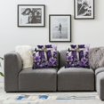 thumbnail image 3 of COMIO Emotion Easter Throw Pillow Covers  He is Risen Spring Farmhouse Holiday Purple Cushion Case for Home Sofa Couch Decoration &nbsp;2pc, 3 of 6
