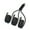 0.2m-Black, variant on 3 in 1 Multiple Cord USB C to USB C USB Connector Fast Charging Cable for Cell Phones Tablets and More
