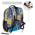 thumbnail image 3 of Dog Man Unisex Backpack Book Bag Durable Sport Backpack Cute Pattern for Presc-hool Travel Ruckack, 3 of 8
