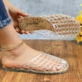 thumbnail image 5 of COM STAR Women Jelly Sandals Lightweight Mesh Flat Summer Slip-On Beach Sandal for Casual Wear Vacation and Daily Outings, 5 of 6