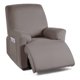 thumbnail image 1 of Nvzi Funda de sofá elástica de jacquard, funda de sillón reclinable para sala de estar, fácil de instalar, lavable, protector de sofá para 1 asiento (gris y marrón), 1 of 1