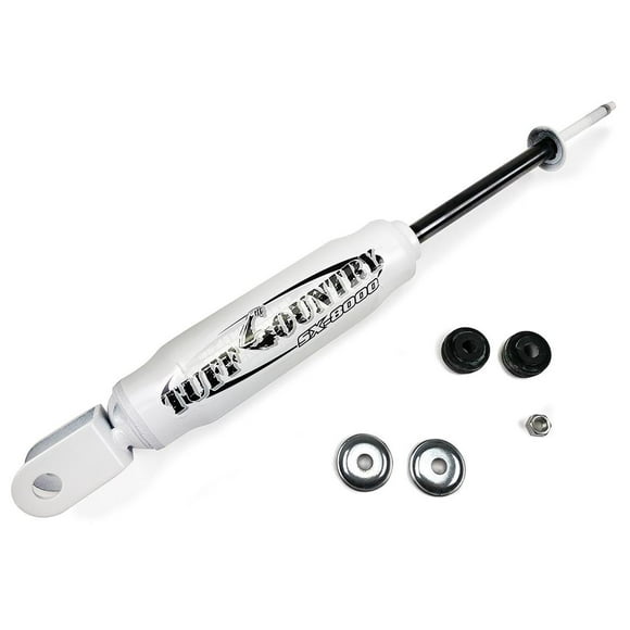 Tuff Country Shock Absorber 69187 SX8000; Nitrogen Gas Charged; Without Reservoir; Lifetime Warranty; Non Adjustable; Without Shock Boots; White; Single