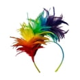 thumbnail image 2 of Diadema de plumas Moda Boho Cómodo Banda para el cabello Señoras Sombreros para disfraces Fiesta de cumpleaños Escenario Banquete de bodas A Salvador  Banda para el cabello, 2 of 8