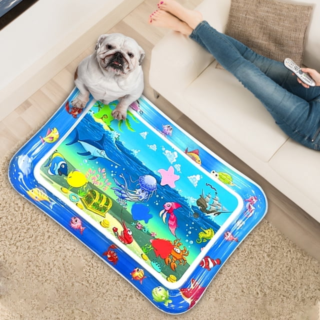 Thick PVC Pet Mat Large Size Cartoon And Cats Perfect For Hot Weather"