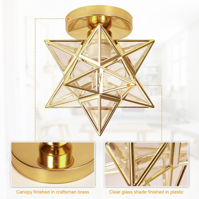 Flush mount 2024 star light