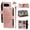 Pink, variant on For Google Pixel 9 Pro XL 5G Wallet Case, 9 Card Slots RFID Blocking Crossbody Leather Cover, Zipper Pocket, Detachable Wrist & Shoulder Strap, Magnetic Shockproof Protective Phone Case for Women