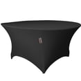 thumbnail image 1 of Nappe Ronde en Spandex, Noir - 72 x 30 Po., 1 of 1