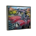 thumbnail image 4 of Stupell Industries Dogs in Vintage Truck Animals & Insects Painting Gray Floater Framed Art Print Wall Art, 31 x 25, 4 of 10