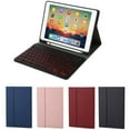 thumbnail image 4 of CAROOTU Clavier Étui en Cuir Rétroéclairé Couverture Folio Clavier Sans Fil Bluetooth pour iPad 10.2 2019, 4 of 6