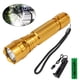 thumbnail image 1 of 1 Mode Gold Case 501B Flashlight T6 White Light Portable Compact Strong Tactical Aluminum Flashlight, 1 of 5