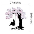 thumbnail image 4 of Cherry Blossom Tree Wall Art Decor-Decal Designs for Nursery Bedroom Decoration Floral Themed- Easy To Apply Vinyl Wall Decal - Art Removable Wall Sticker -Size 27" x 30"., 4 of 4