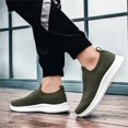 thumbnail image 5 of Men's Knitted Walking Shoes Lightweight Wide Width Sneakers Indoor Outdoor Workout Running Shoes Breathable S𝗅ip On Trainers Shoes Casual Non-S𝗅ip Athlet𝗂c Shoes, 5 of 9