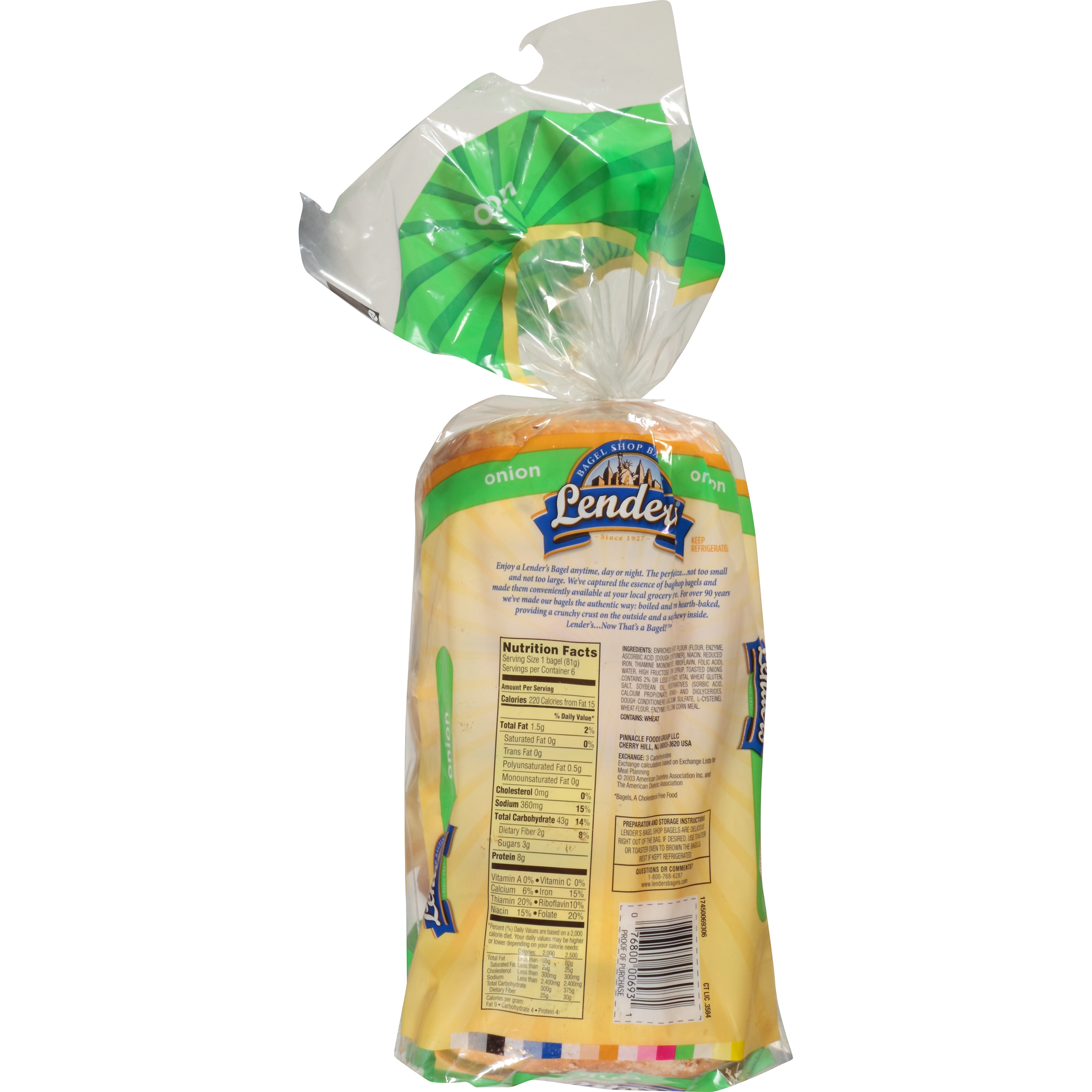 lenders onion bagels