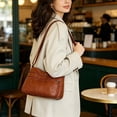 thumbnail image 2 of Sunyuer Fashion Crossbody Bag For Women Shoulder Bag Soft PU Leather Handbags Purses Multi Pocket Hobo Tote Bag, 2 of 6