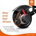 thumbnail image 4 of Bangeran Pegasus Small Electric Pediatric Wheelchair, Solid Flat-Free Wheels, Bult-in LED Headlights with Turn Signals, Lightweight 20kg - Black, 4 of 10