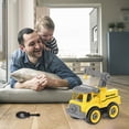 thumbnail image 4 of Tractor de excavadora de construcción de juguete de vehículo de ingeniería para niños (23 piezas B) Ehuebsd libre de BPA, 4 of 6