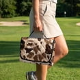 thumbnail image 4 of Psesaysky Golf Cart Seat Covers (With an extra handle) Seat Blanket, with 4 Front Pockets, Fits for EZGO, Yamaha, Club Car, Epic and Other 2 Person Seats, All Seasons (Brown Leopard), 4 of 8