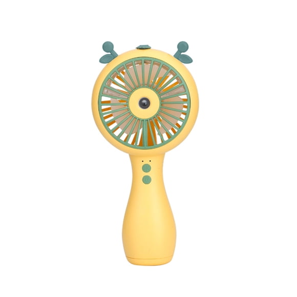 Mini ventilador de mano Wosthever Con carga USB enfriador de agua Amarillo