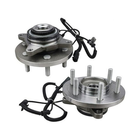 Front Wheel Bearing Hub Assembly - Set of 2 - Compatible with 2015 - 2017 Ford Expedition 2016