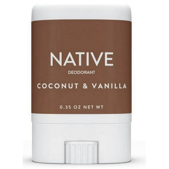LOT of 4 - Native Deodorant Coconut & Vanilla, Mini Travel Size, 0.35 oz.
