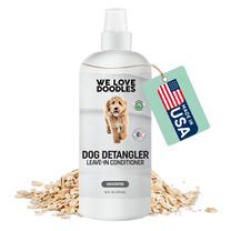 We Love Doodles Dog Detangler Spray - Leave-in Conditioner for Dogs - Dog Detangling Spray - Dematting Spray for Dogs - Tangle Remover - Made in The USA (Hypoallergenic Unscented)
