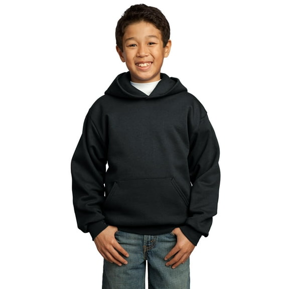 Port & Company - Youth Core Fleece Pullover Hooded Sweatshirt. Pc90yh
