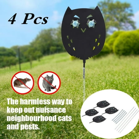 - 4 x Scarers Cats Stop Pest Control Get Rid Pests Garden Scarer Decor,Scarers Cats, Garden Scarer