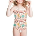 thumbnail image 2 of SEANATIVE Cute Mushroom Swimwear One Piece Aesthetic Kids Bikini Bathing Suit Comfortable Beach Bikini Swimming Suit Size 1-2 Years, 2 of 5