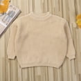 thumbnail image 2 of Ehfomius Newborn Baby Girls Boys Knit Sweater Long Sleeve Knitted Sweaters Fall Winter Warm Pullover for Toddler Clothes, 2 of 7