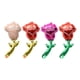 thumbnail image 1 of Globos de aluminio, 4 unidades, con forma de rosa, rojo, rosa, dorado y morado, 1 of 2