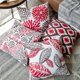 thumbnail image 3 of SZTXJ Set of 4, Red, 18 x 18 Inch New Living Series Decorative Caramel Throw Pillow Case Cushion Cover, 3 of 5