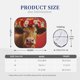 thumbnail image 3 of Fotbe White And Red Daisy Cow Juego de 2 Piezas de Parasoles para Parabrisas | Bloqueador Solar para Auto | Accesorios Plegables para Protección Solar Interior-Medium, 3 of 6