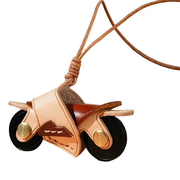 Colgante de cuero para motocicleta: accesorio de nichos de alta calidad