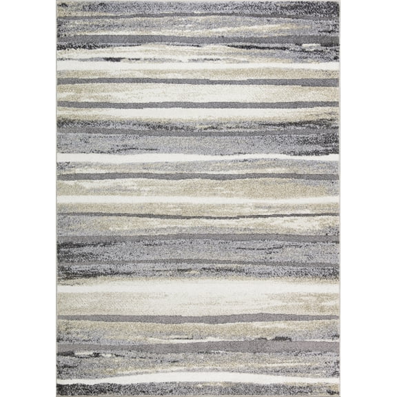 Charlotte Collection Retro Soft 5'3"x7'3" Area Rug
