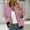 1# Pink cheap stuff under 5 dollars, variant on Dyegold Bomber Jacket Women Fall Fashion 2023 Full Zip Jackets Casual Loose Stand Collar Short Lightweight Coat Outwear Tops