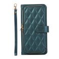 thumbnail image 5 of Crossbody Wallet Case for Google Pixel 8 Pro Chain Lanyard & Wrist Hand Strap Case with Card Slots Zipper Pocket Kickstand, Premium PU Leather Magnetic Clasp Shockproof Flip Cover, Darkgreen, 5 of 7