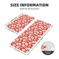 thumbnail image 2 of Logiee Tomatoes Print Kitchen Mats for Floor Sets of 2,Waterproof Kitchen Rugs,Non Slip Comfort Standing Mat Rug for Home,Runner,Sink,Office,Laundry, 2 of 6