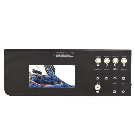 Sea Ray Boat Dash Switch Panel 2252746 | Sundancer 320 Black Acrylic