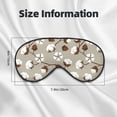 thumbnail image 5 of Xecao Cotton Tree for Soft Fluffy Sleeping Blindfold, Nap eye cover tailored for the utmost comfort for girls, women, kids, and adults., 5 of 7