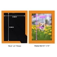 thumbnail image 5 of Modern Real Wood 6x8 inch Picture Frame in Orange, 5 of 8