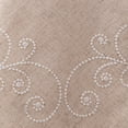 thumbnail image 3 of Lenox French Perle Linen Embroidered Tablecloth, Linen, 70"W x 70"L, 3 of 4