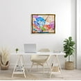 thumbnail image 2 of Stupell Industries Modern Bold Umbrellas Arrangement Graphic Art Metallic Gold Floating Framed Canvas Print Wall Art, Design by Ziwei Li, 2 of 6