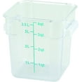 thumbnail image 1 of Winco Récipient de Rangement Carré 4 Litres, Transparent, 1 of 1