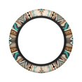 thumbnail image 7 of Jeiento Aztec Tribal Golf Cart Steering Wheel Covers Ethnic Geometric Golf Cart Steering Wheel Cover for Women Men Elastic Golf Cart Accessories Decor, 7 of 7