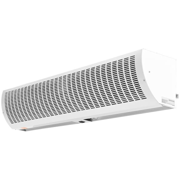 SKYSHALO 60" Industrial Air Curtain, Dual-Speed 2100CFM, Door-Mounted Overhead Fan for Indoor Use, Robust Limit Switch, Simple Setup, 110V, Non-Heated