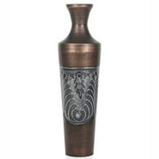 Tall Floor Vases Hosley S Brown Embossed Metal Floor Vases 26 5 High Ideal Gift For Wedding