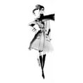 thumbnail image 2 of Tavoletti, Anne 11x24 White Modern Wood Framed Museum Art Print Titled - Modern Fashion I Crop, 2 of 4