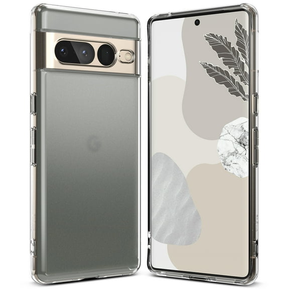 Ringke Fusion Matte Compatible with Google Pixel 7 Pro Case, Translucent Hard PC Back TPU Shockproof Bumper Protective Cover for Pixel 7 Pro (2022) - Matte Clear