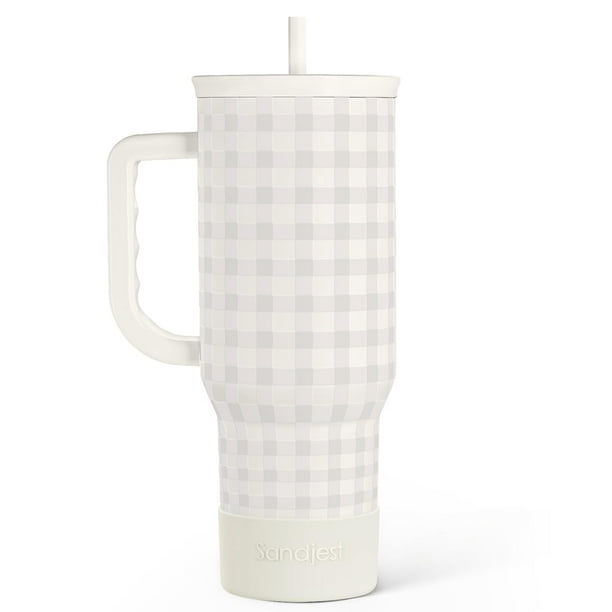 Vaso SANDJEST con mango de acero inoxidable aislante de 40 oz