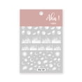 thumbnail image 5 of 1 hoja de pegatinas coreanas para decoración de uñas, nube blanca y azul, pegatina 3D de estrella y Luna, accesorios deslizantes para manicura autoadhesivos de crepuscular puro RE # 53, 5 of 5